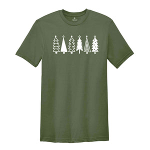 Christmas Tree Shirt, Christmas Gift, Xmas Tee, Christmas Party Tee, Xmas Tree Gift, Xmas Party Shirt, Pine Tree Shirt