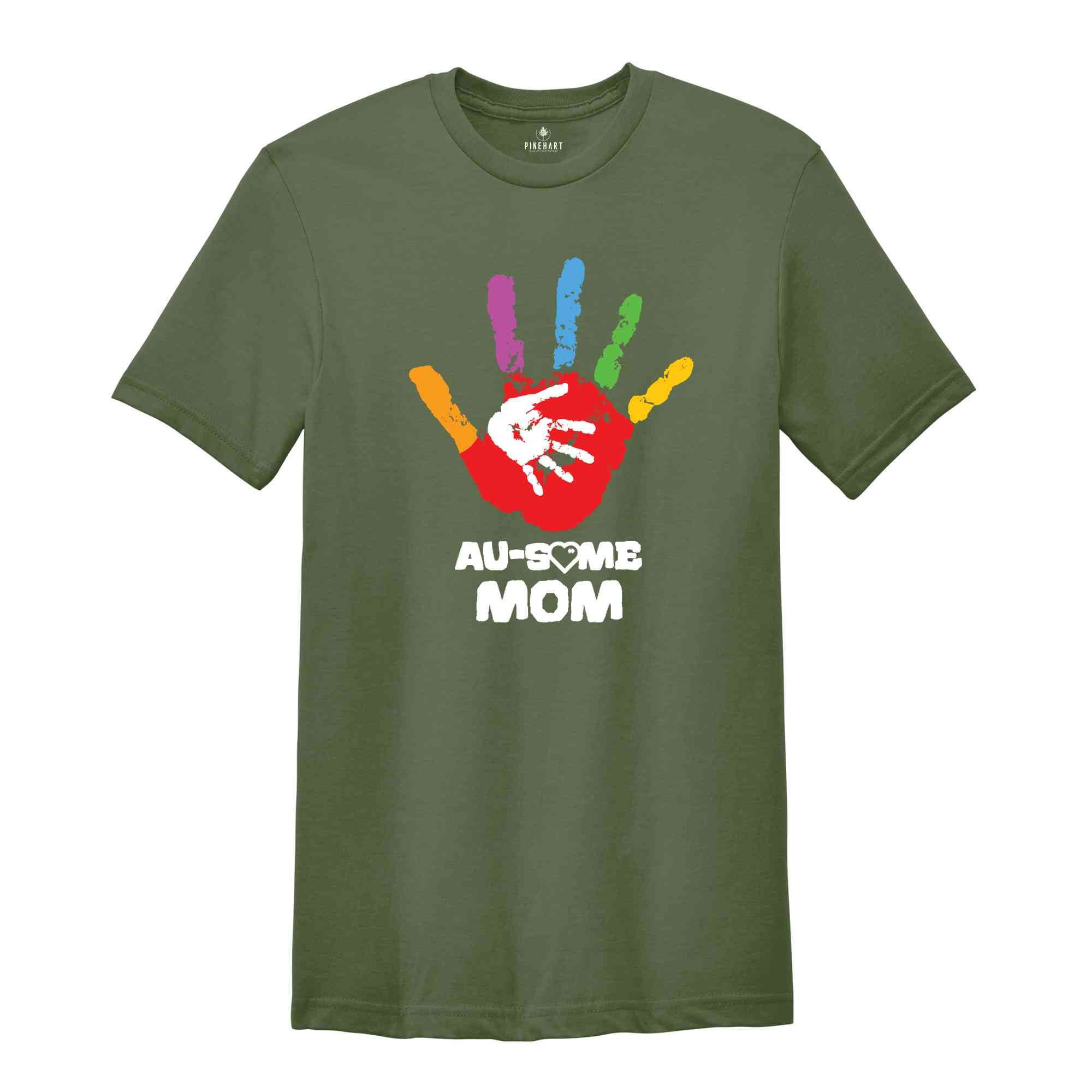 Au-Some Mom Shirt, Autism T-Shirt, Neurodiversity Shirt, Autism Awareness Tee, Neurodivergent Shirt, ADHD Shirt, Inclusion Shirt