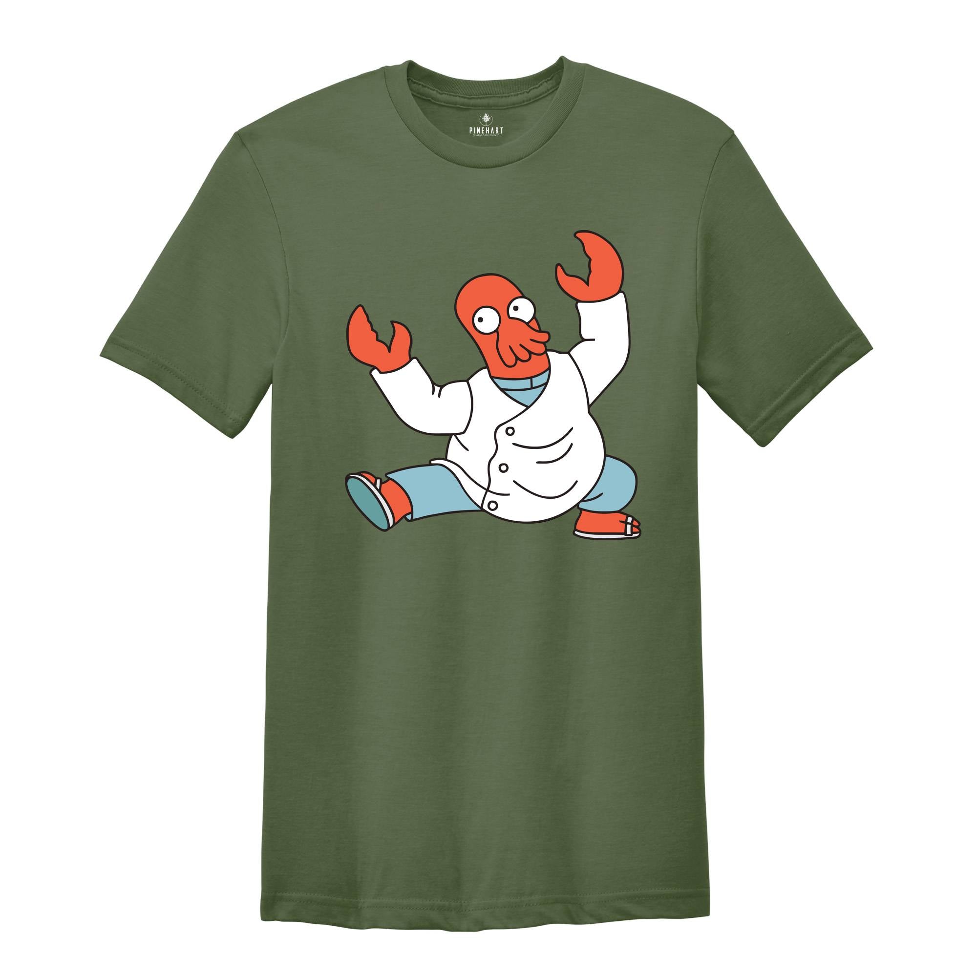 Futurama Zoidberg Shirt, Funny Futurama Shirt, Dr. Zoidberg Shirt, Funny Cartoon Shirt, Futurama Fan Gift, 90S Cartoon Tv Shows