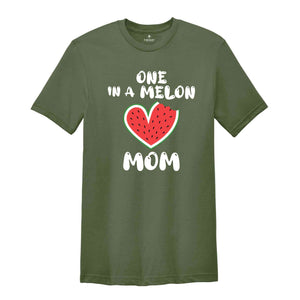 One In A Melon Mom Shirt, One In A Melon Dad Shirt, Mom Birthday Shirt, Watermelon Birthday Shirt, First Birthday Shirt, One In A Melon Tee