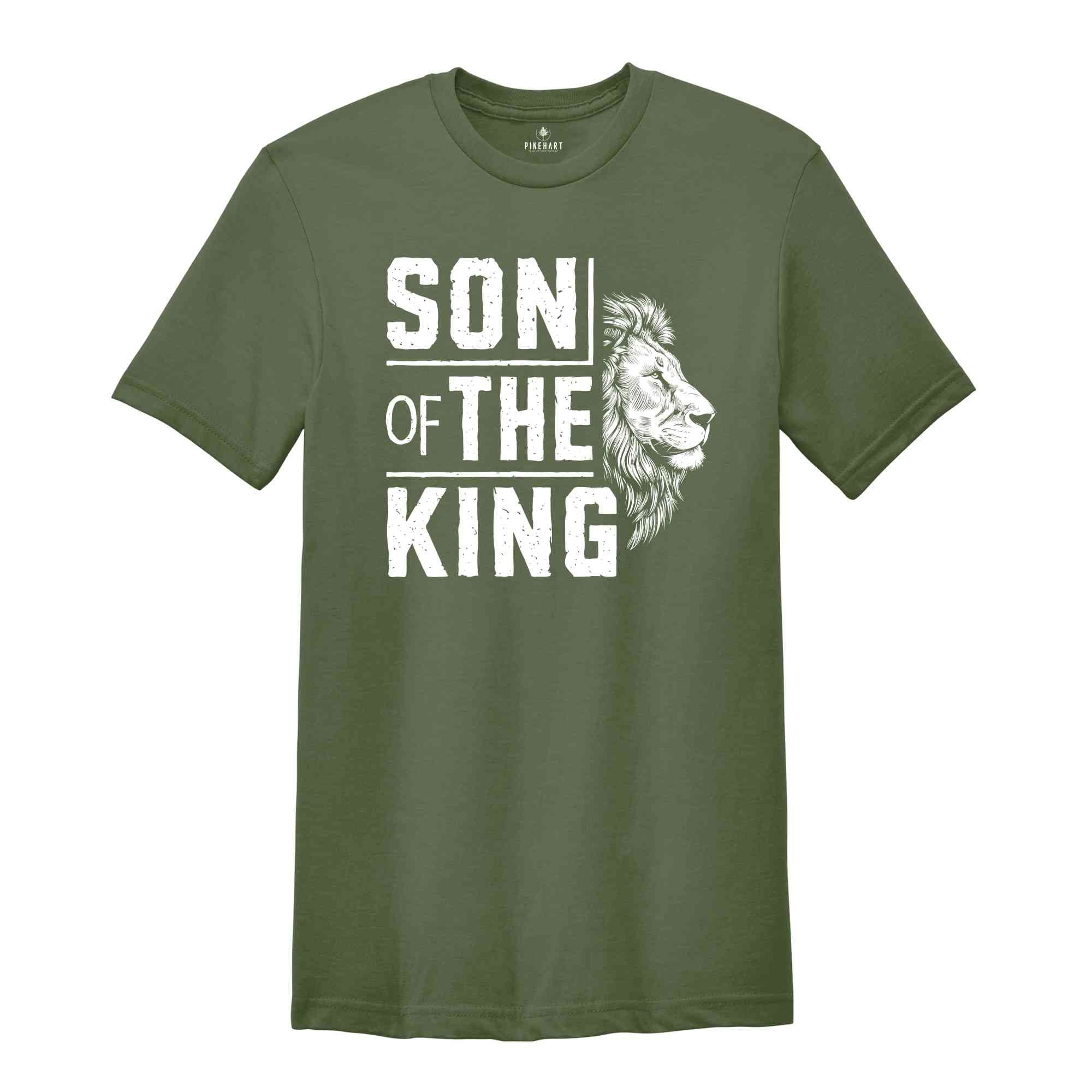 Son Of The King Shirt, Aesthetic Christian Shirt, Men's Religious Shirt, Bible Verse Shirt, Christian Gifts, Catholic Gifts