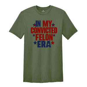 I'm Voting Convicted Felon Shirt, Funny Political Shirt, 2024 Election Year Tee, Republican Gift, President Graphic Tee, Election T-Shirt