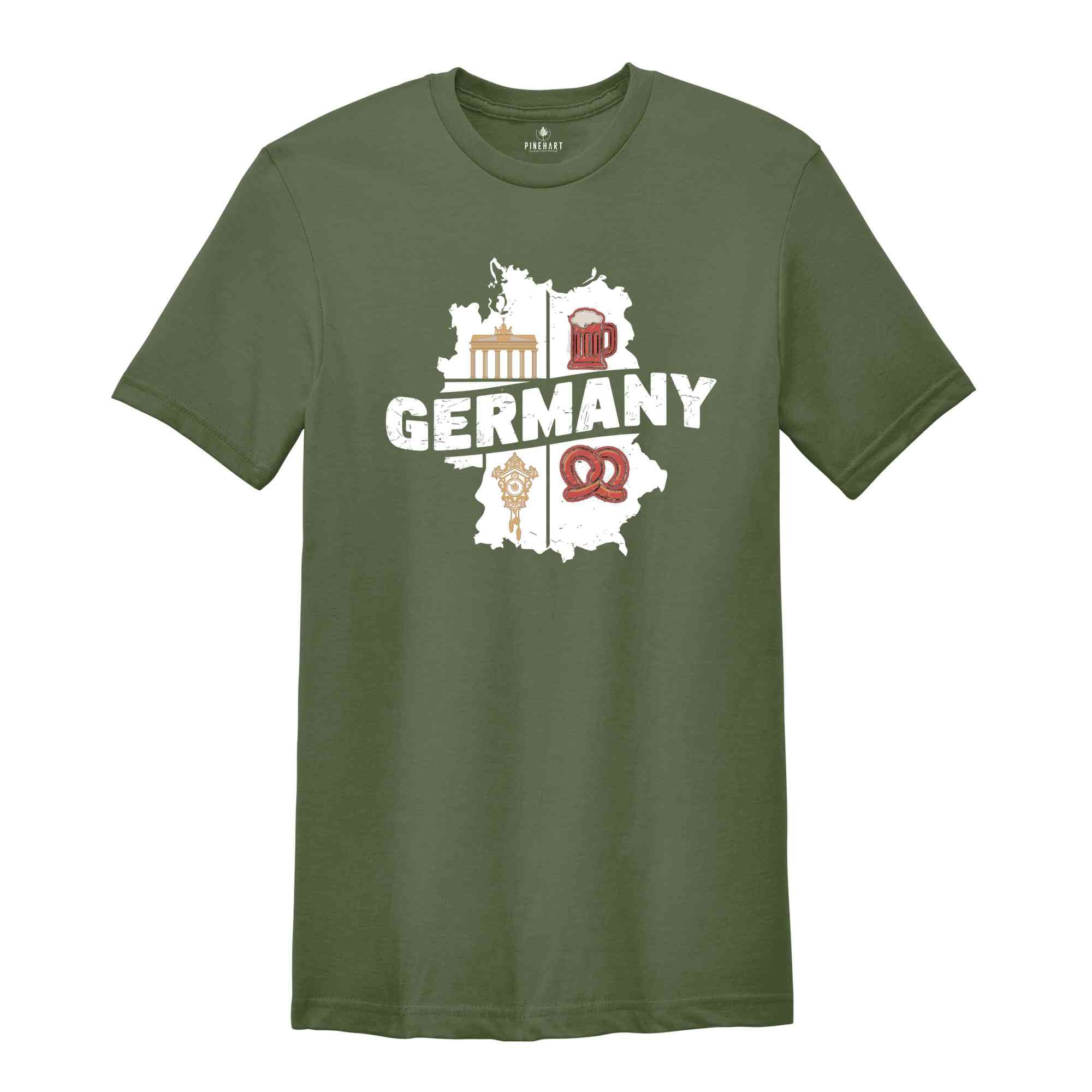 Retro Germany Shirt, Germany Travel Shirt, Country Travel Shirt, Shirt For Traveler, Travel Lover Gift, Travel Tee, Trip Shirt