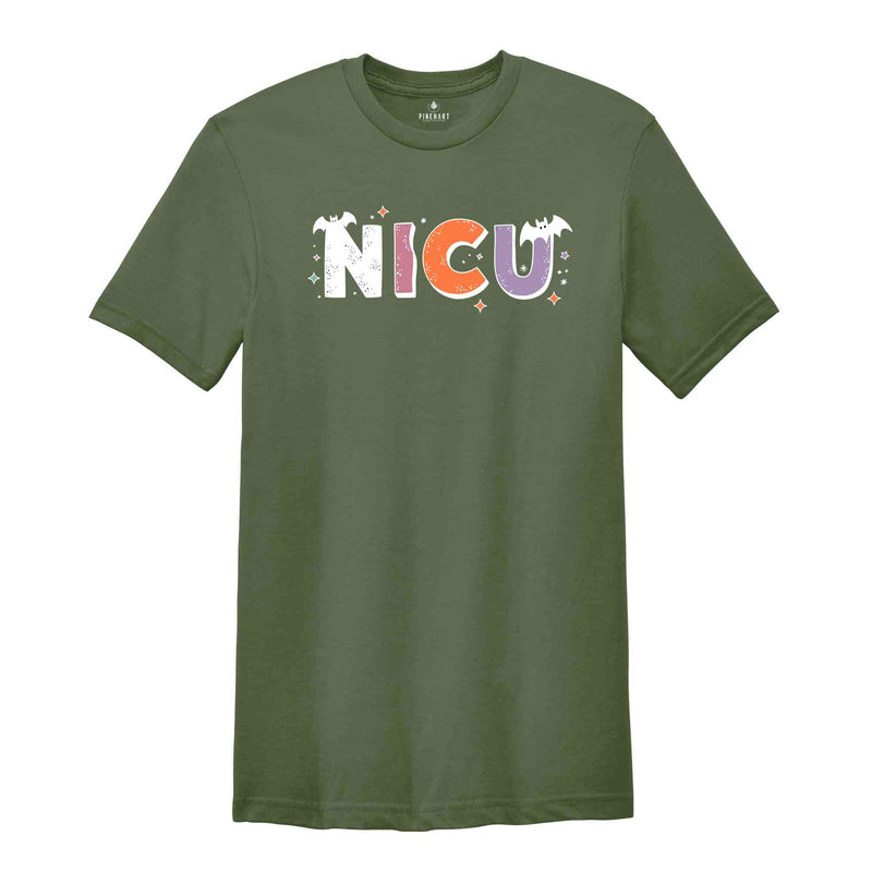 Halloween NICU Nurse Shirt, NICU Nurse Halloween, Spooky Nicu Shirt, Pumpkin Shirt, Hospital Nurse Shirt, Halloween Party Shirt