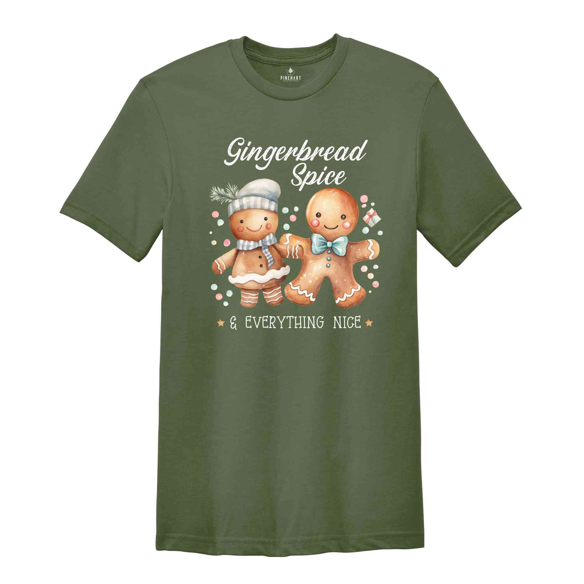 Gingerbread Spice Shirt, Cute Christmas Shirt, Christmas Party Shirt, Most Wonderful Time, Christmas Shirt, Christmas Gift, Holiday Shirt,