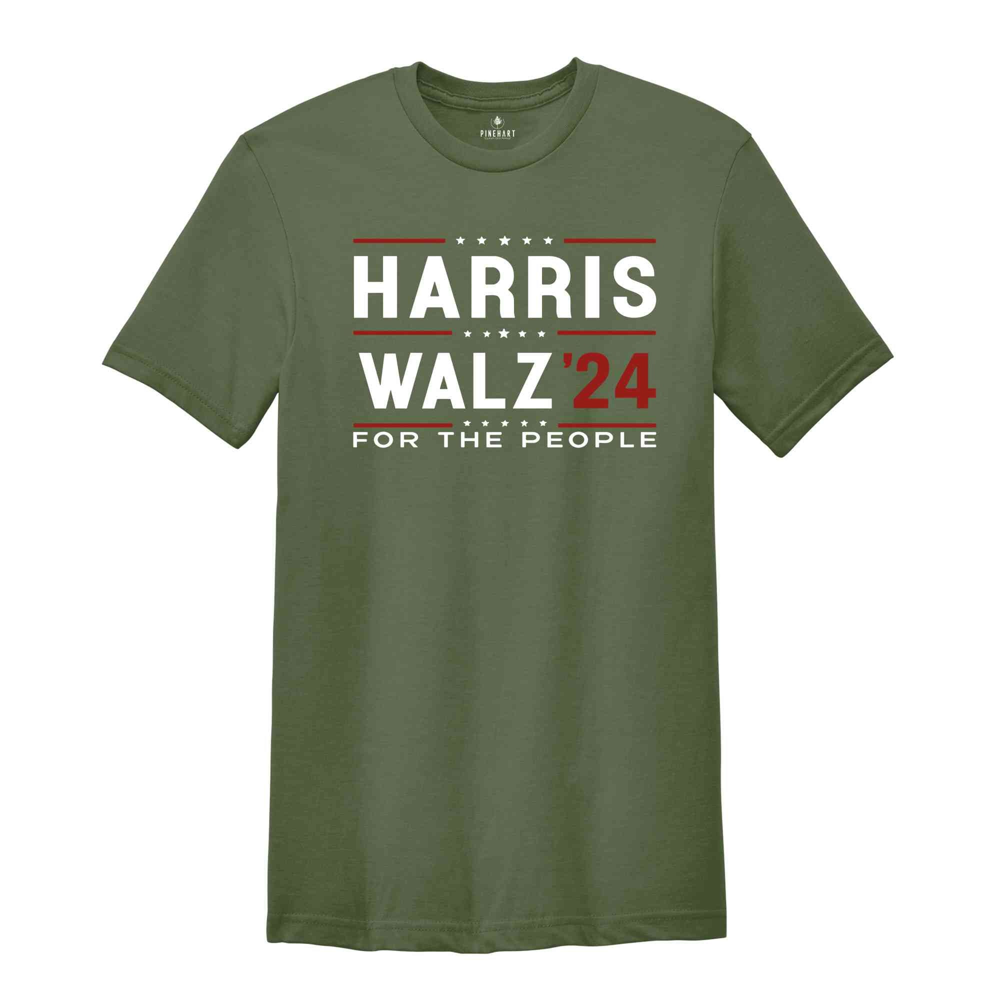 Harris Walz Shirt 2024, Kamala Harris Tim Walz President Tee, Democratic Election Shirt, President Harris Tee, Tim Walz Shirt