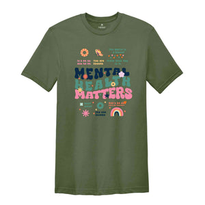 Mental health matters,Mental Health Shirt,Therapist Shirt,Inspirational Tee,Counselor Tee,Mental Health Awareness Shirt