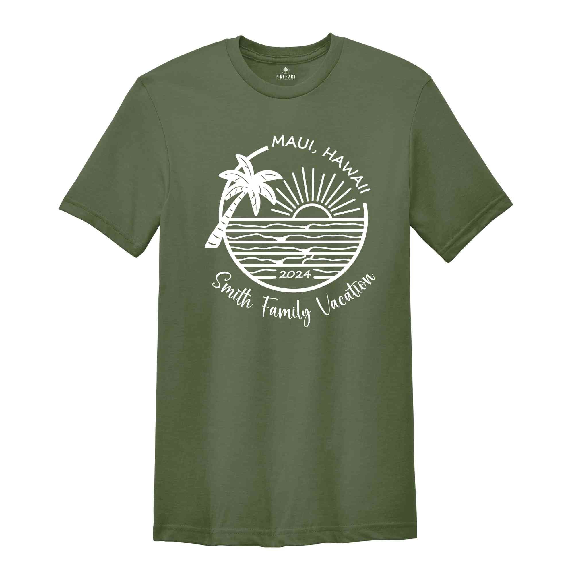 Custom Beach Vacation Shirts, Custom Family Trip T-Shirt, Matching Summer Vacation Shirts, Family Cruise Gifts