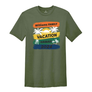 Family Vacation 2024 Shirt, Matching Family Trip Shirt, Personalized Family Shirt, Custom Vacation Shirt, Family Cruise Shirt, Summer Shirts