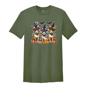 Witch Dogs Shirt, Halloween Dog Shirt, Dog Mom Shirt, Dog Lover Shirt, Halloween Gift, Spooky Season Shirt, Dog Owner Shirt, Witch Shirt