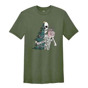 Sorta Merry Sorta Scary Shirt, Christmas Skeleton Shirt, Christmas Shirt, Christmas Gifts, Christmas Tree Sweater