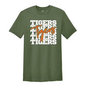 Tigers Shirt, Go Tigers, Game Day Shirt, Team Spirit Tee, Baseball Mom Sunday Football, Cute Football Shirt, Tiger Spirit Shirt, Tiger Mom