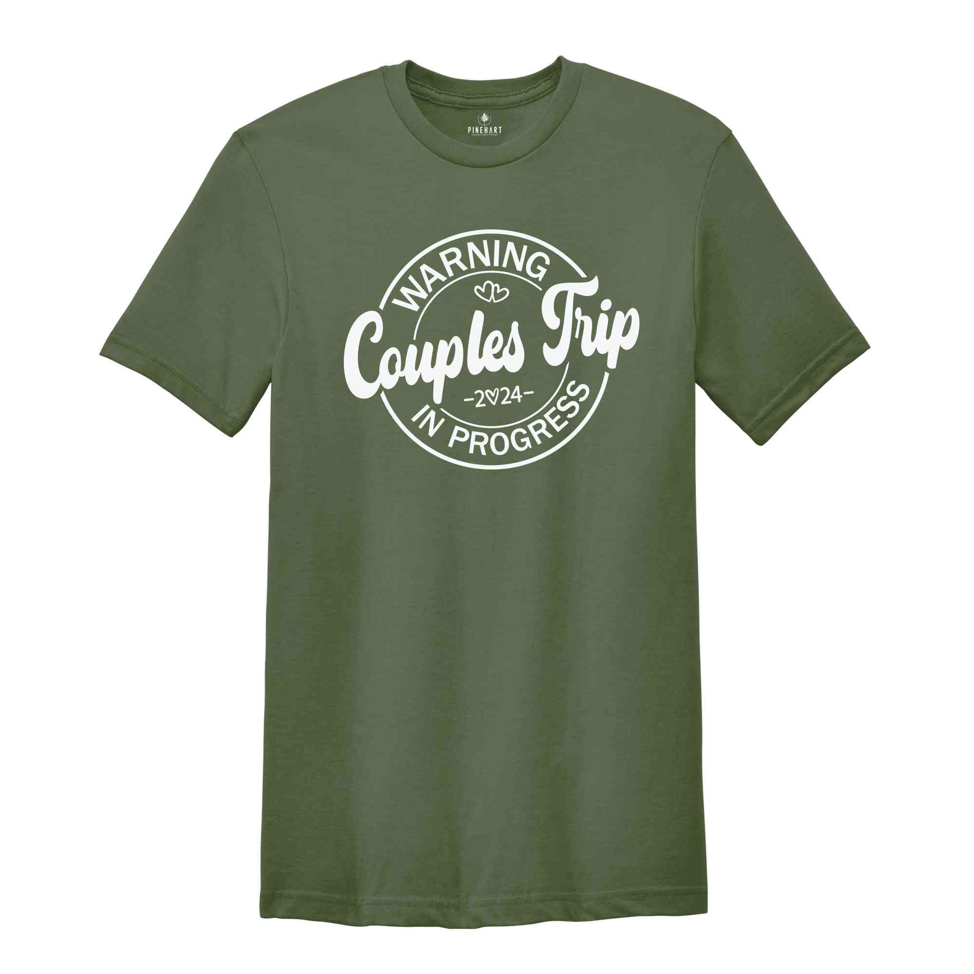 Warning Couples Trip Shirt, Couple Shirt, Vacation Shirt, Trip Shirt, Couples Vacation Graphic Tee, Couples Matching Shirt, Gift For Couple