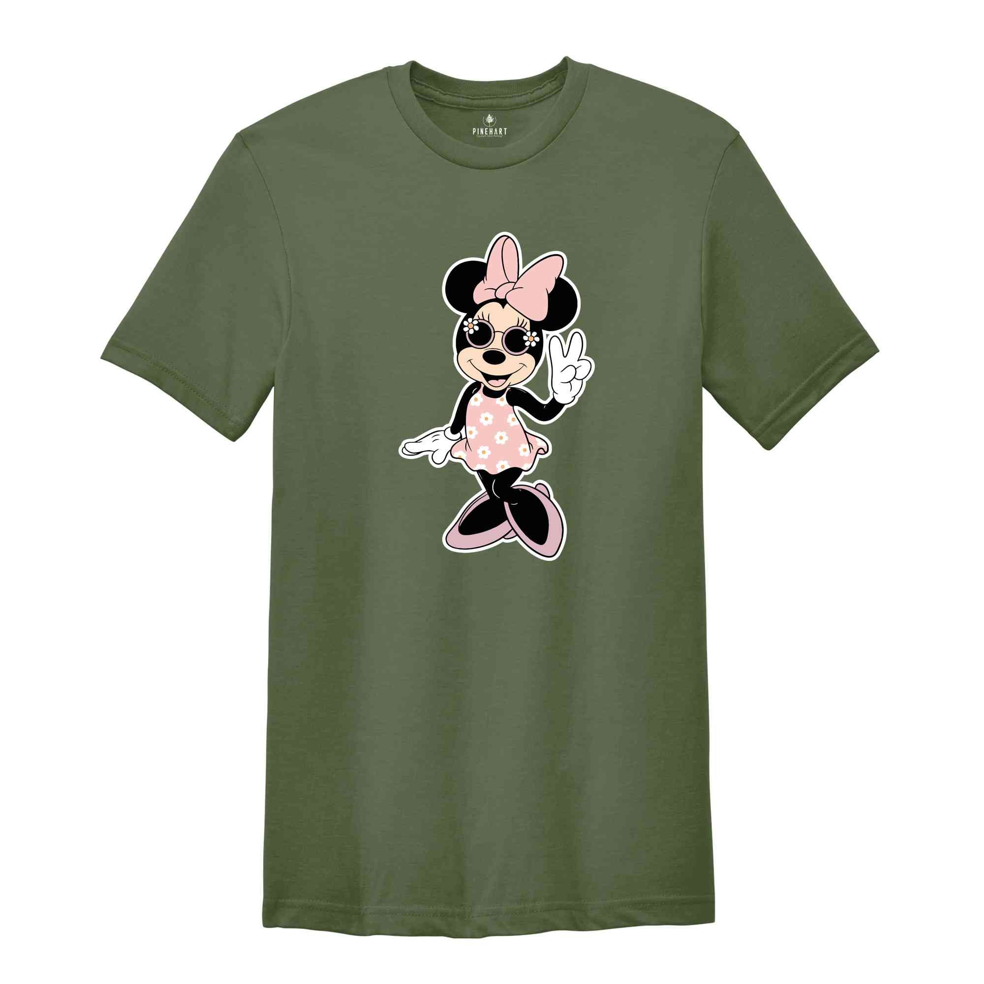 Minnie Summer Shirt, Disney Summer Shirt, Groovy Minnie Mouse Shirt, Cute Disney Shirt, Disney Trip Shirt, Summer Vacation Tee