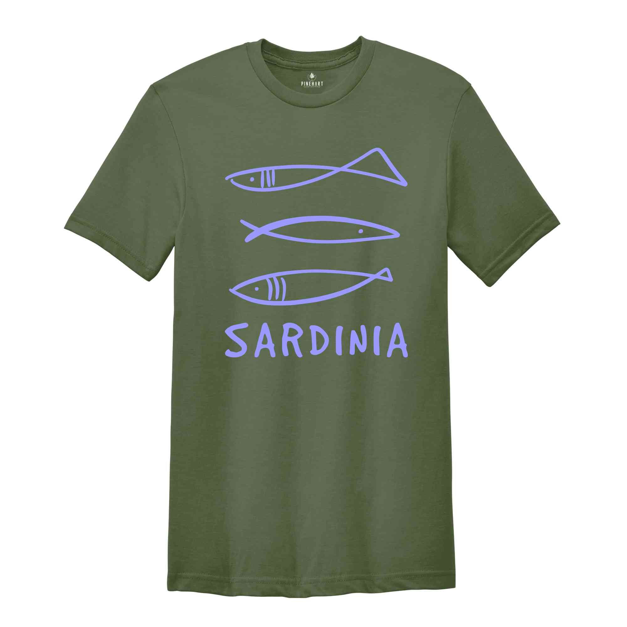 Sardines From Sardinia Shirt, Les Sardines Shirt, Vintage Shirt, Inspirational Shirt, Sarcastic Shirt, Vintage Tees