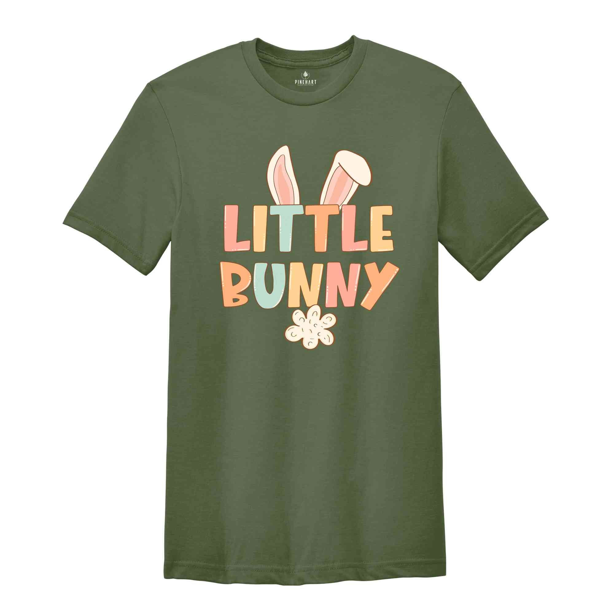 Little Bunny Shirt, Girls Cute Easter Tee, Cute Easter Day Shirt, Easter Bunny Shirt, Easter Day Gift