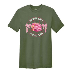 Bookish Girly Social Club Shirt, Bookish Shirt, Book Lover Shirt, Librarian Girl Shirt, Bookworm Shirt, Social Club Shirts, Book Club