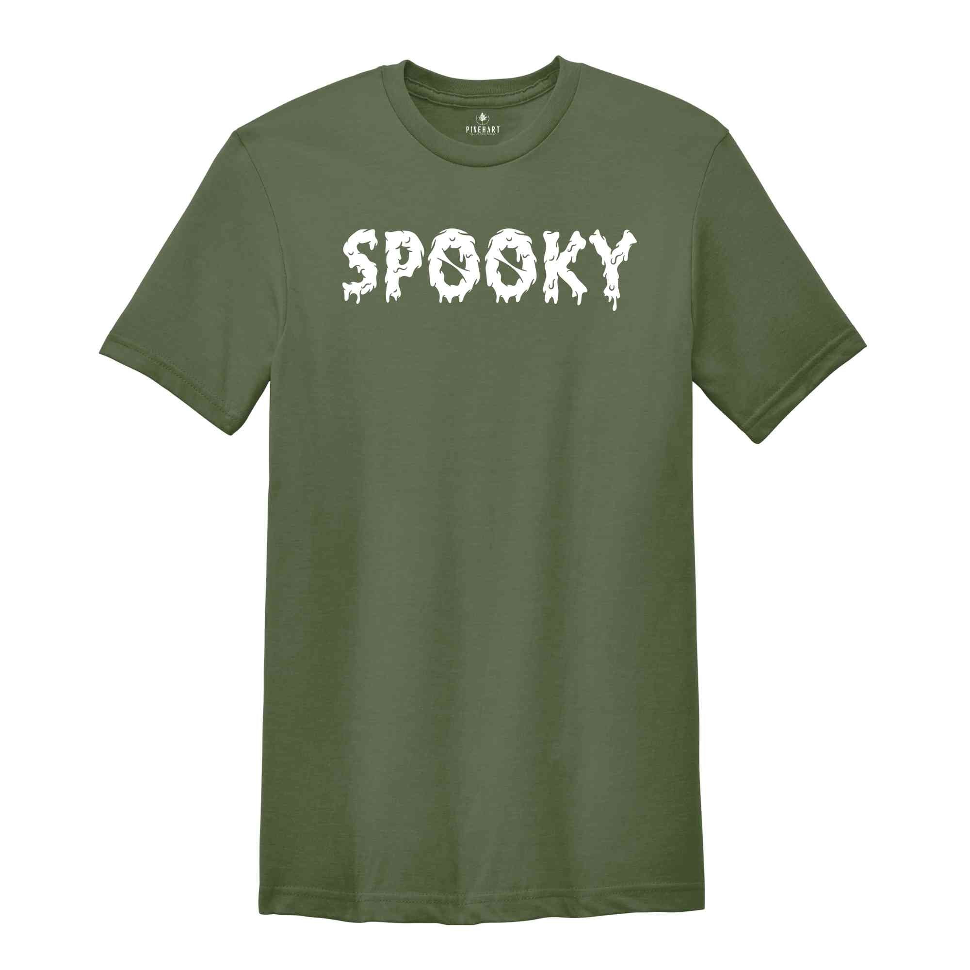 Spooky Shirt, Halloween Shirt, Fall Shirt, Ghost Shirt, Halloween Gift, Spooky Season Shirt, Retro Halloween Shirt, Trendy Halloween Shirt