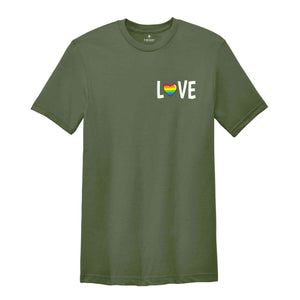 Love Shirt, Pride Month Shirt, LGBTQ+ Shirt, Equality Shirt, Rainbow Flag, Lgbt Pride Shirt, Queer Shirts