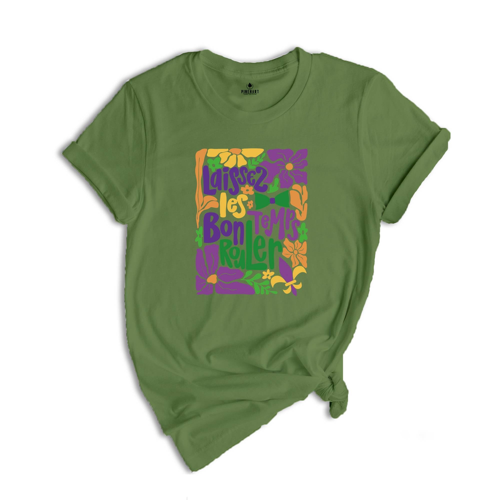 Laissez Les Bon Temps Rouler T-Shirt, Mardi Gras Shirt, Fat Tuesday, Laissez Les Bon Temps Rouler Tee, Carnival Tee, Mardi Gras Gift Tees