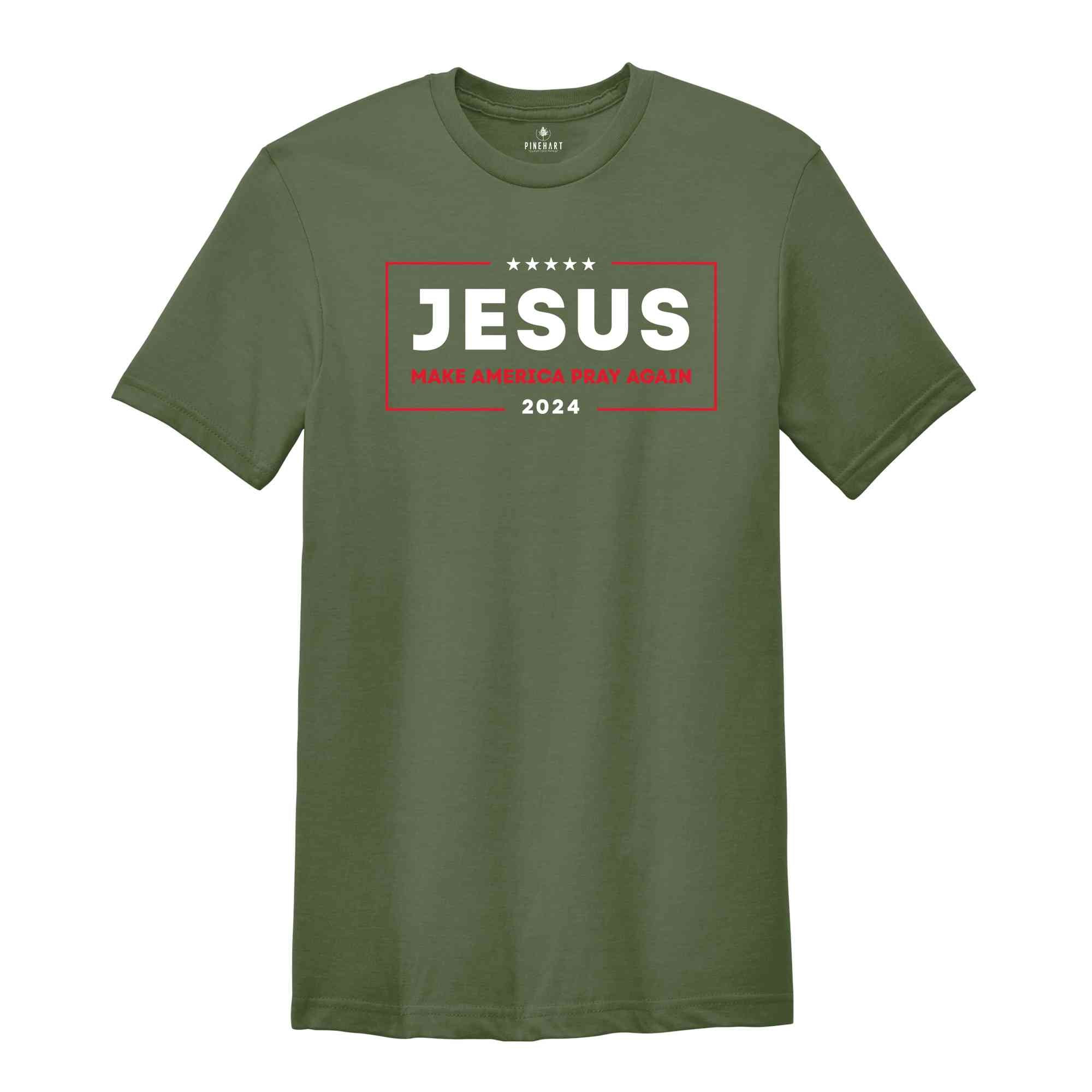 Jesus Make America Pray Again Shirt, Election Shirt, Jesus Shirt, Christian Shirt, Christian Gift, Pray Shirt, Religious Shirt, Church Shirt