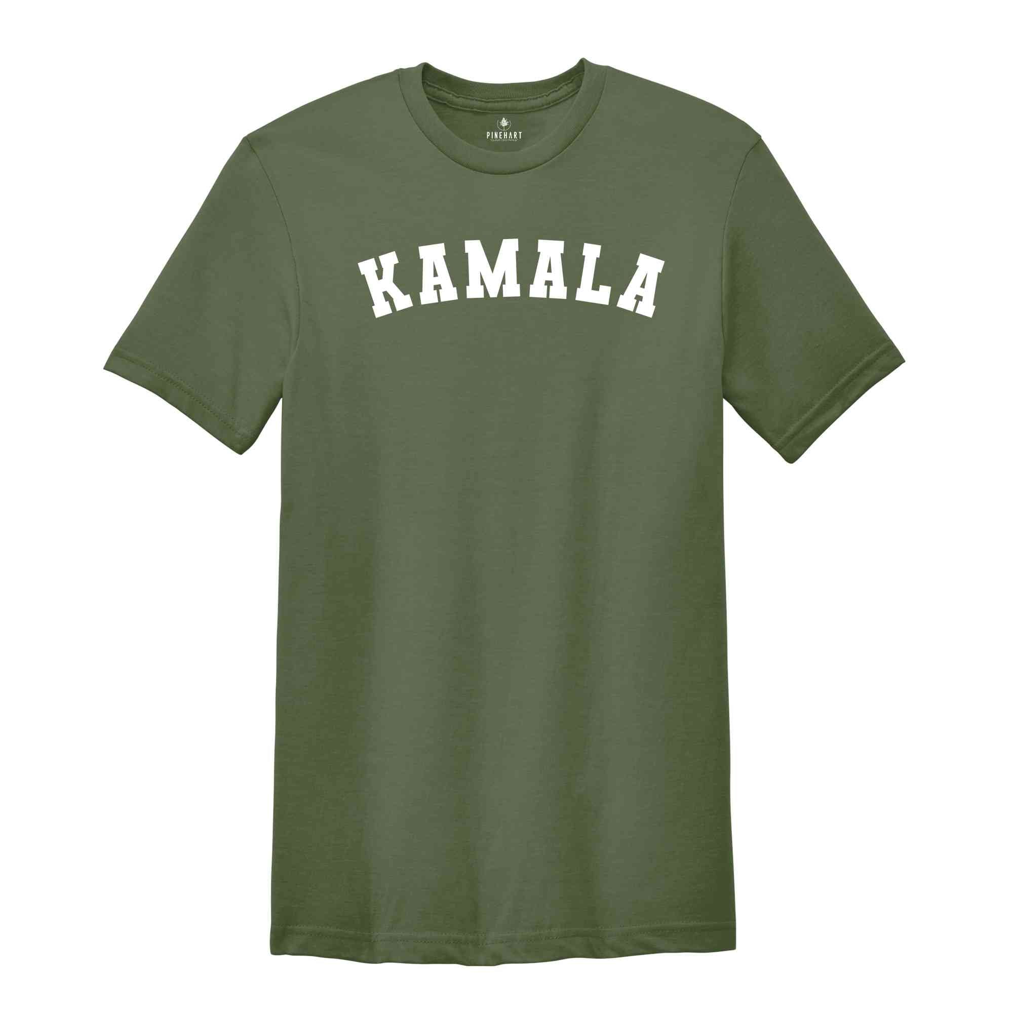 Kamala T-Shirt, Kamala Harris 2024 Shirt, Kamala for President Tee, Vote for Kamala Shirt, Madam President Matching Shirts