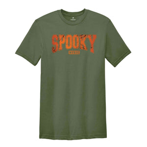 Spooky Nurse Shirt, Spooky Vibes Shirt, Gift For Nurse, Nurse Shirt, Halloween Shirt, Halloween Gift For Nurse, Stay Spooky Shirt