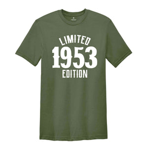 71st Birthday Shirt, Limited 1953 Edition Shirt, 71 Years Old Shirt, 71 Years Old Birthday Gift, 1953 Birthday Gift, 71st Birthday Party