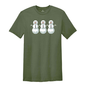 Snowman Shirt, Winter Christmas Shirt, Cute Holiday Shirt, Trendy Christmas Shirt, Fall Season Shirt, Cute Snowman Shirt