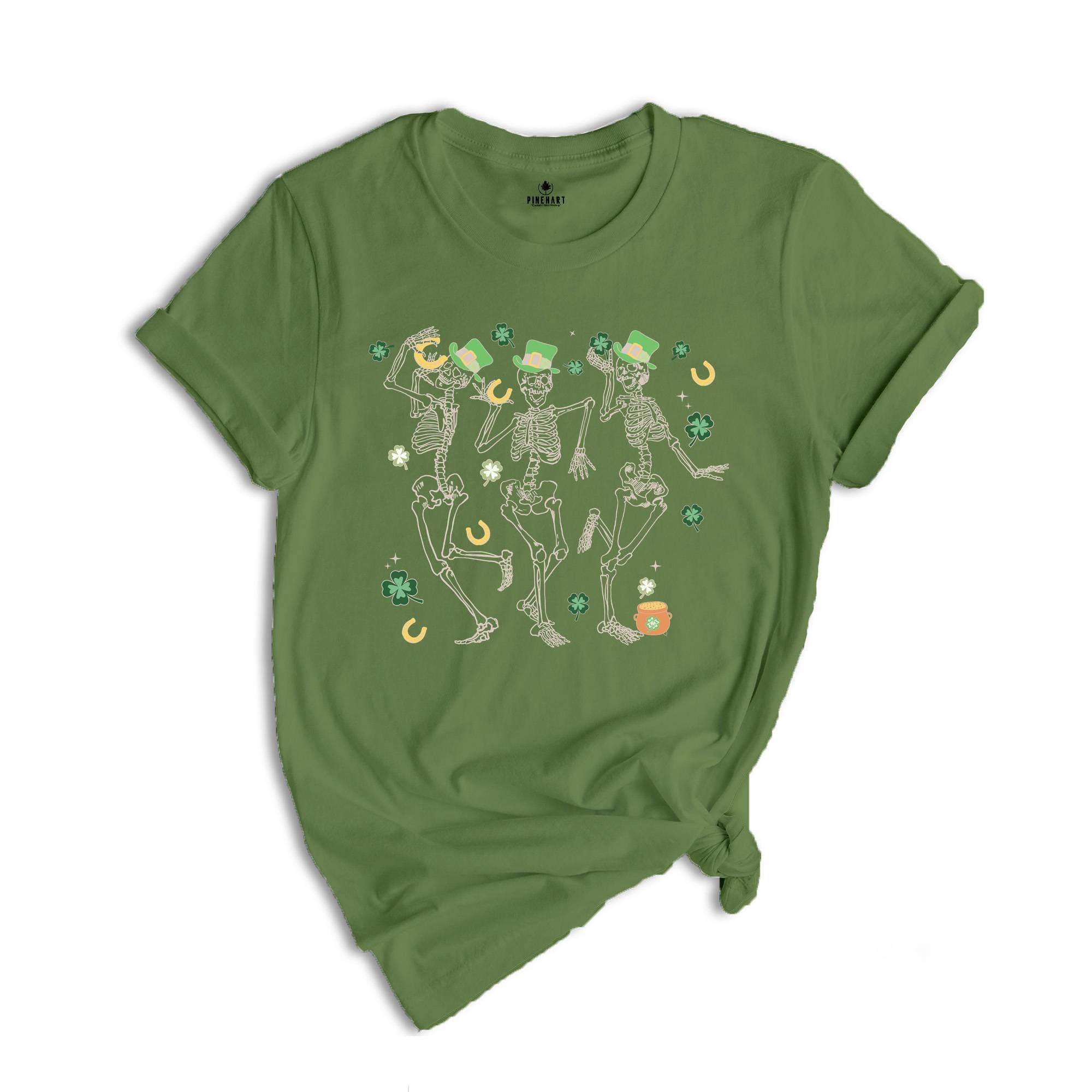 St Patricks Day Skeletons Shirt, Dancing Skeletons Shirt, St Patrick's Skeleton Shirt, Funny St Patricks Shirt, St Patrick's Day Gift