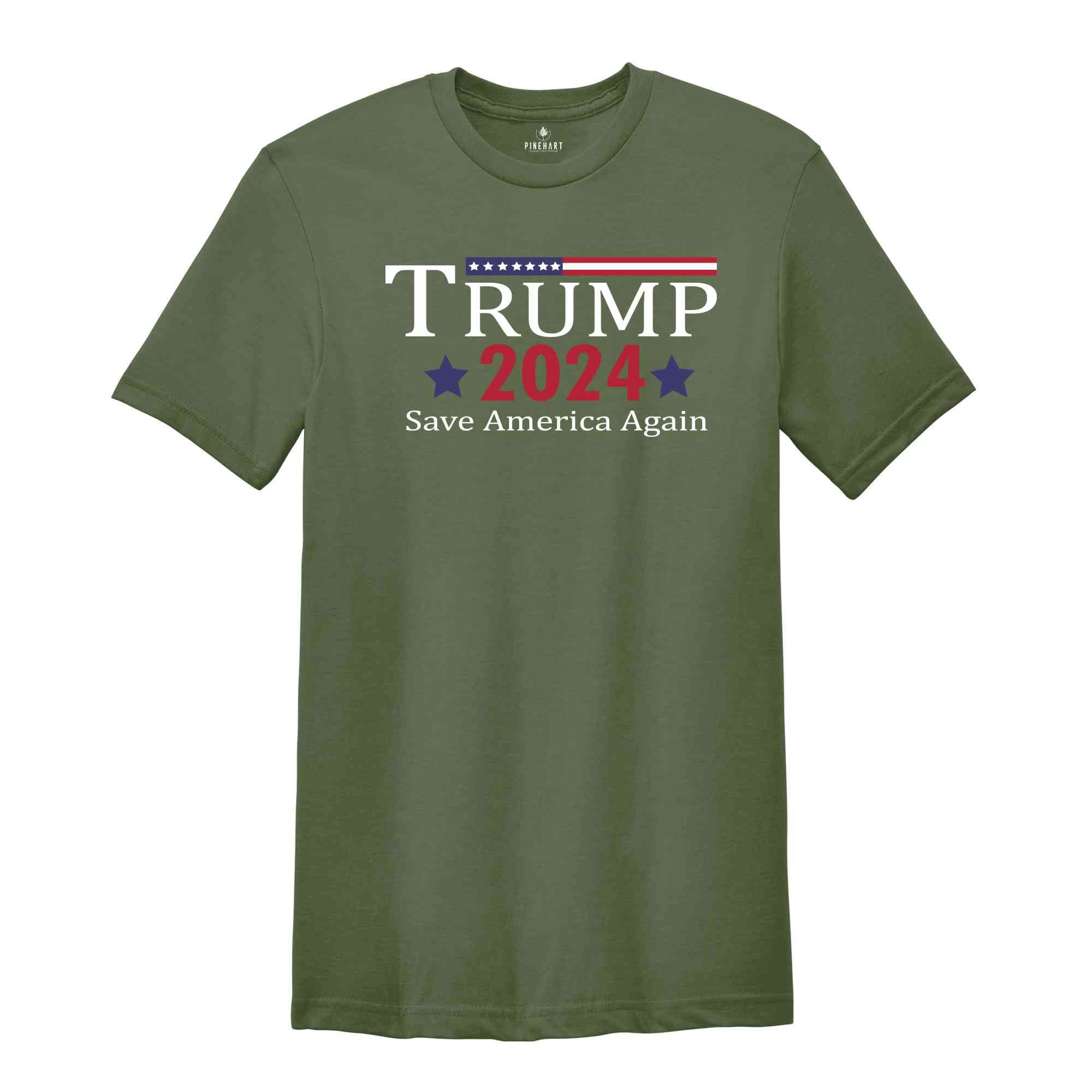 Trump 2024 shirt, Save America Again tee,Trump for president shirt,Vote for trump tee,Republican shirt,Trump for president tshirt