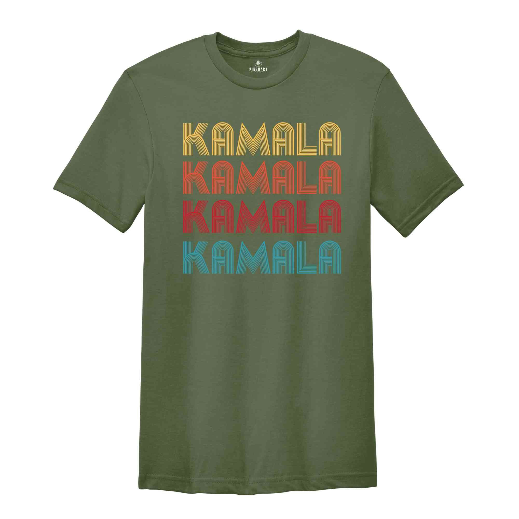 Kamala Shirt, Kamala Harris T-Shirt, Retro Kamala Shirt, Elections Tee, Kamala Harris For The People, Kamala Harris 2024 Election Gifts