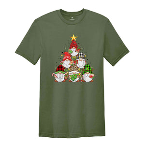 Christmas Gnomes Tree Shirt, Cousin Group Shirt, Cute Christmas Gnomes Gift, Christmas Shirt For Family, Family Matching