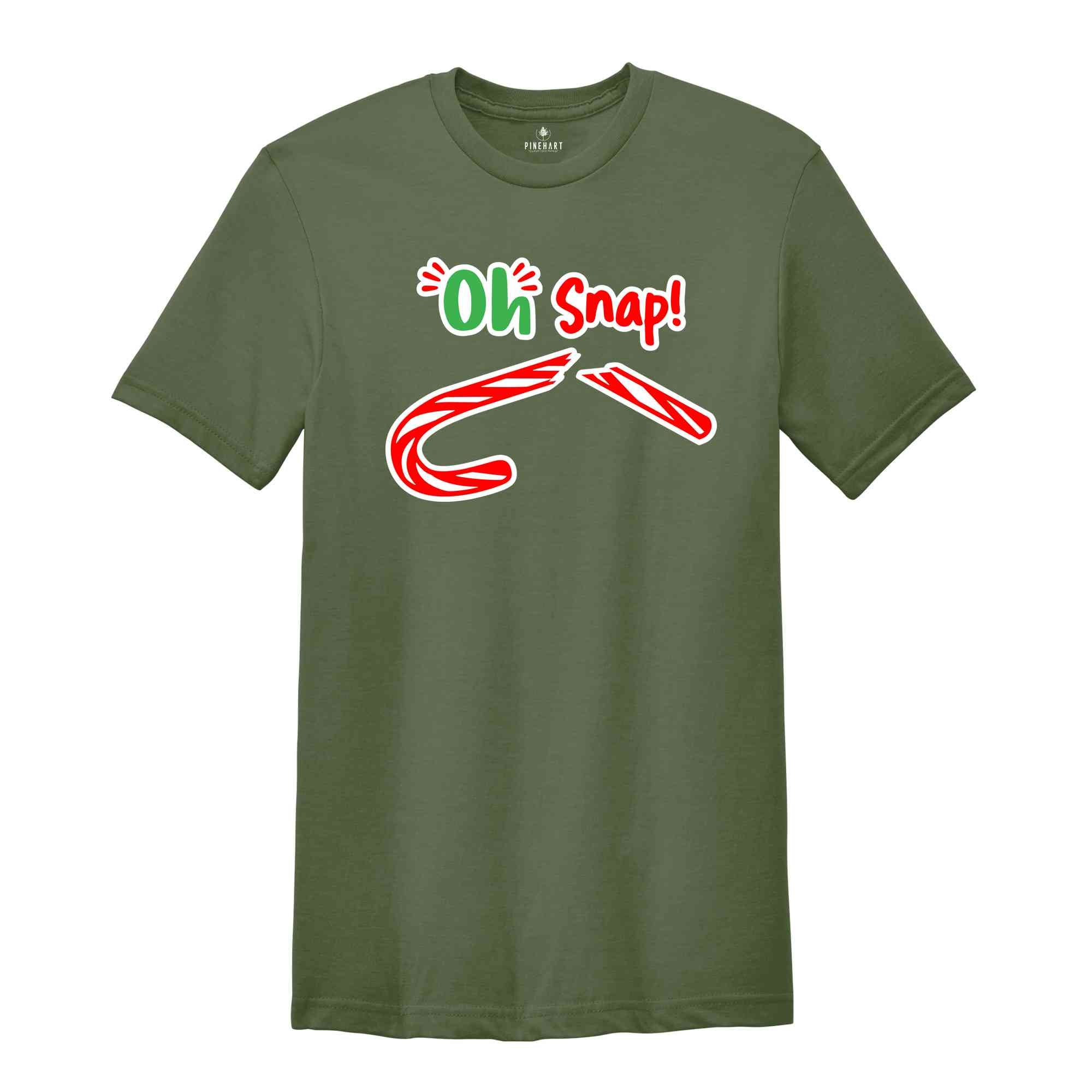 Oh Snap Broken Candy Cane Shirt, Oh Snap Shirt, Christmas Shirt, Candy Cane Shirt, Christmas Sweatshirt, Broken Candy Tee