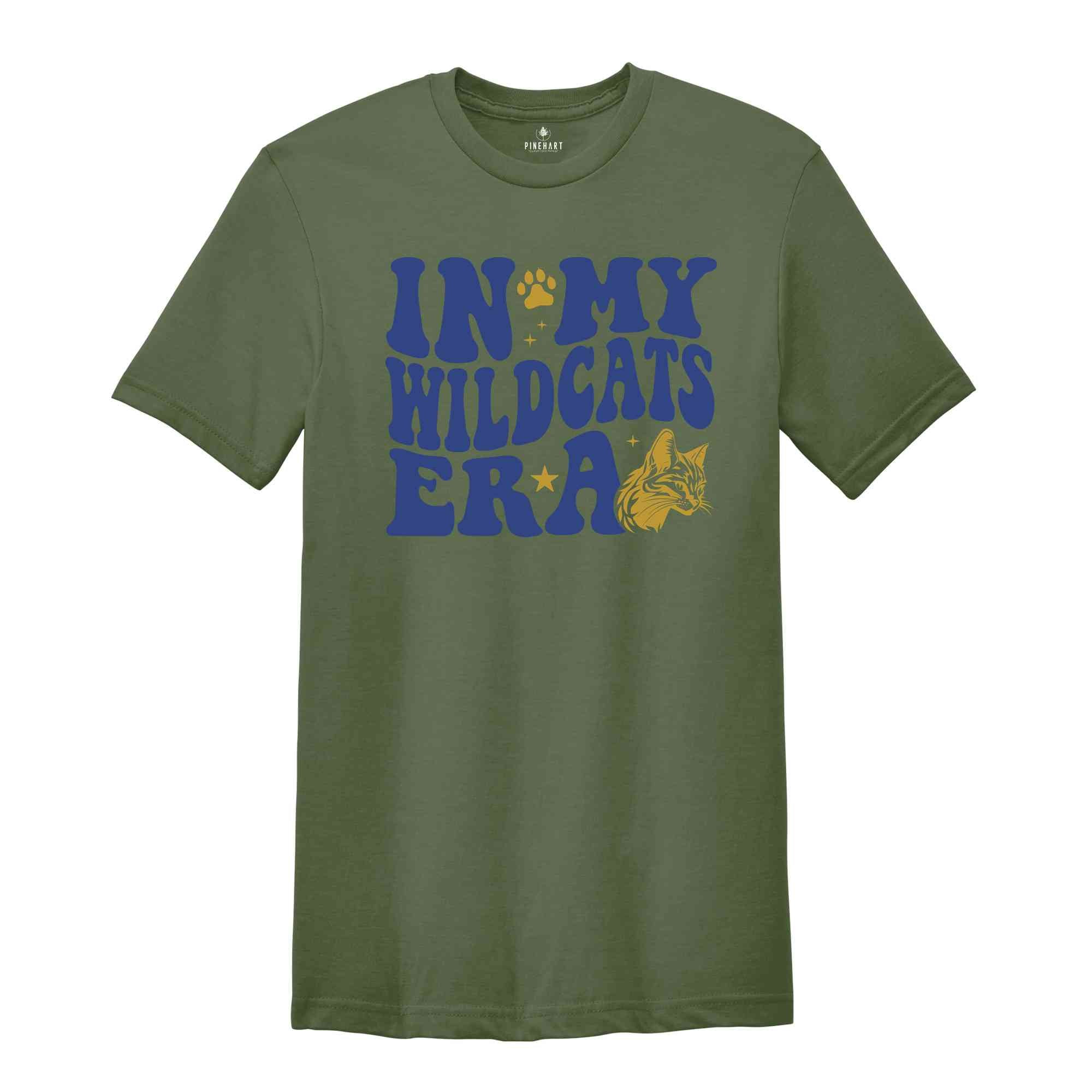 In My Wildcats Era Shirt, Wildcats Mascot Shirt, Team Mascot Shirt, School Spirit Shirt, Wildcats Fan Shirt, Gameday Shirt, Sports Shirt