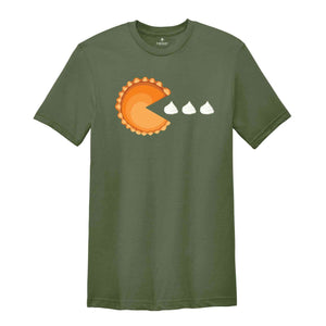 Pumpkin Pie Shirt, Pac Man Shirt, Pumpkin Season Shirt, Fall Shirt, Holiday Shirt, Halloween Shirt, Autumn Shirt, Thanksgiving Shirt