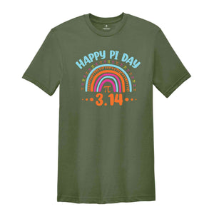 Pi Day Shirt, Funny Math Shirt, Math Lover Gift, Rainbow Pi Tee, Happy 3.14 Pi Symbol Shirt, Gift For Teacher