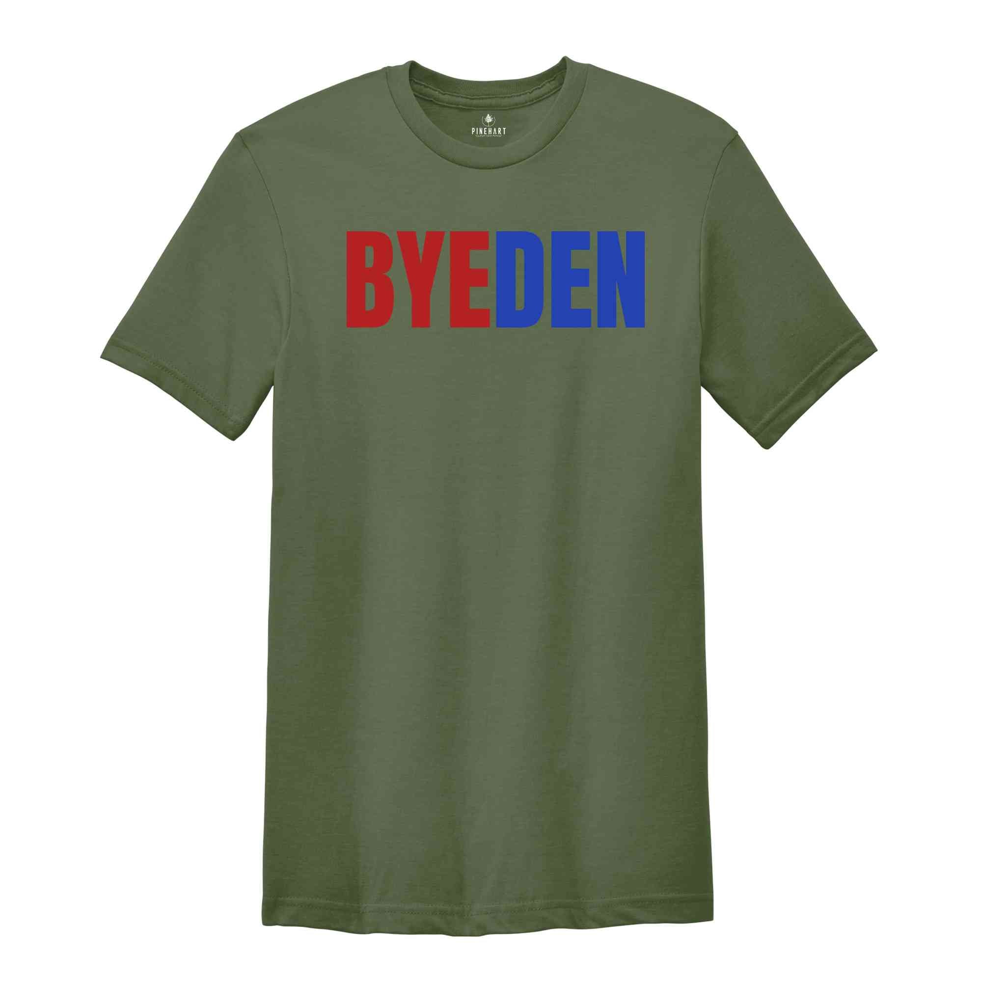 Byeden Shirt, Bye Bye Biden, You WONT Be Missed, 2024 Patriotic Shirt, Support Donald Trump and JD Vance, Republican & Conservative Values S