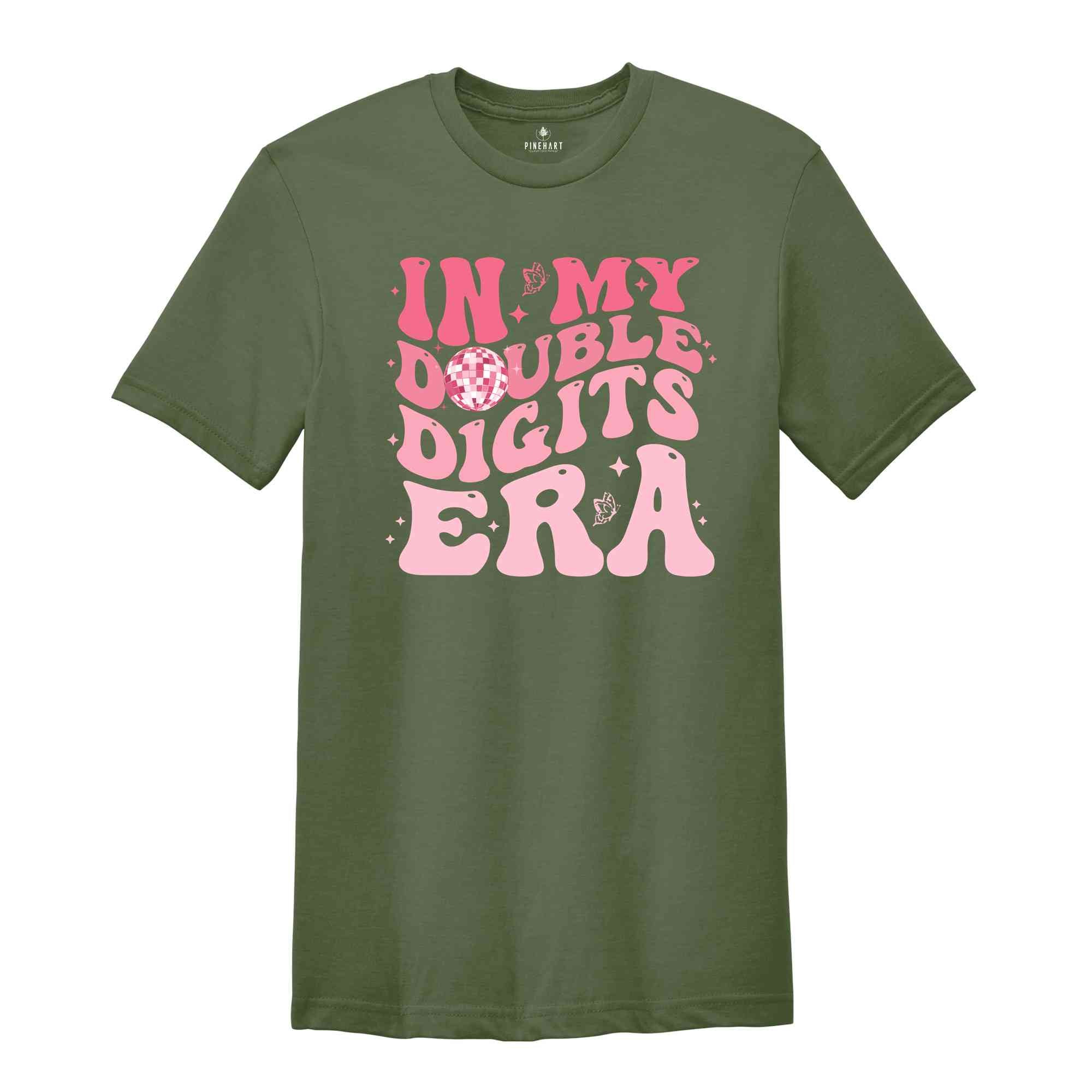 In My Double Digits Era Shirt, Double Digits Shirt, Birthday Girl Shirt, 10 Year Old Birthday, Tenth Birthday Shirt, Birthday Party