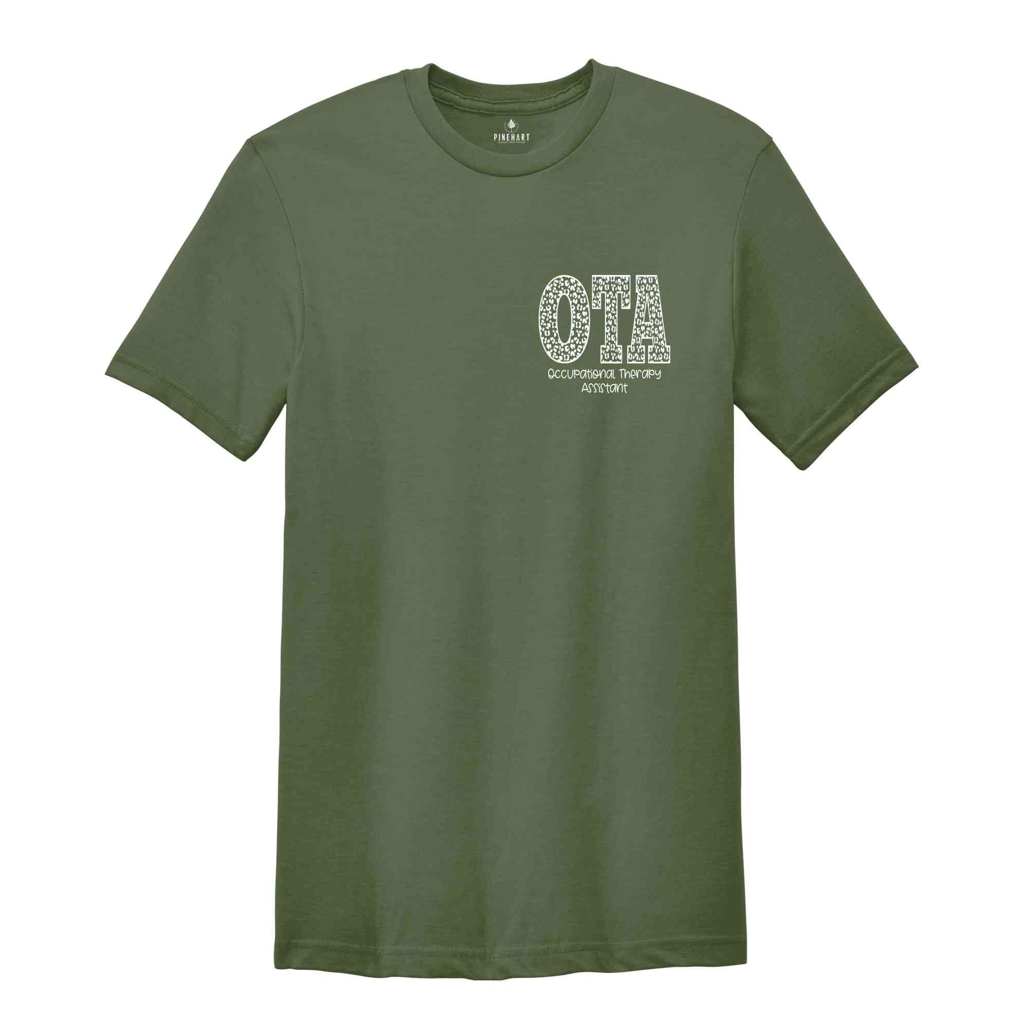 Occupational Therapy Assistant Shirt, Pocket OTA T-Shirt, OTA School Grad Shirt, Therapy Assistant Tee, OTA for Gift