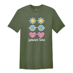 Summer Time Shirt, Retro Summer Shirt, Summer Shirt, Kids Summer Shirt, Groovy Summer Shirt, Sunglasses Shirt