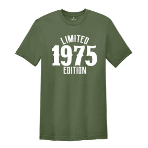 49th Birthday Shirt, Limited 1975 Edition Shirt, 49 Years Old Shirt, 49 Years Old Birthday Gift, 1975 Birthday Gift, 49th Birthday Party