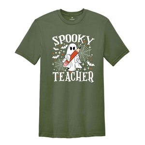 Spooky Teacher T-Shirt, Teacher Halloween Shirt, Teacher Gifts, Funny Teacher Ghost Shirt, Halloween Gifts