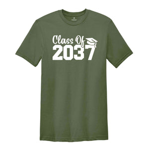 Class of 2037 Shirt, 2037 Graduation Shirt, School Shirt, Graduation Gift, Last Day Of School, Class of 2037, Class Of 2037 Gift