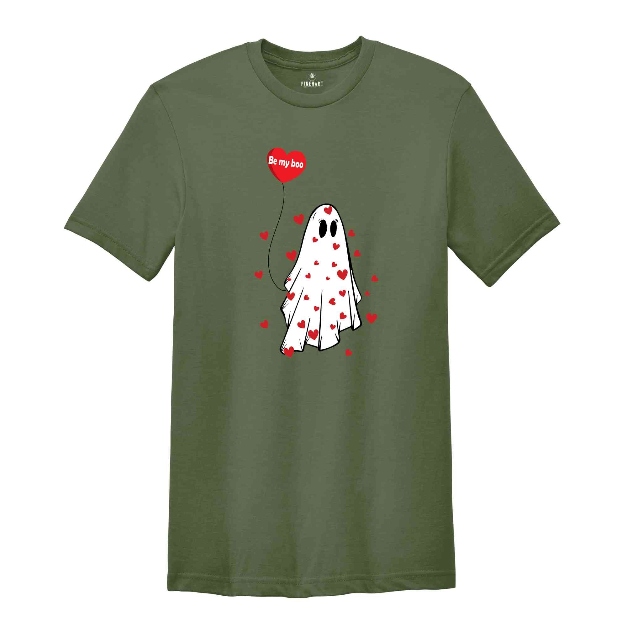 Valentine's Day Ghost Shirt, Valentine Day Shirt, Be My Boo T-shirt, Ghost Shirt, Valentine Day Gift