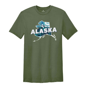 Retro State Of Alaska Shirt, State Of Alaska Shirt, State Shirt, Alaska Shirt, Alaska Lover Shirt, Family Trip Shirt, Travel Shirt