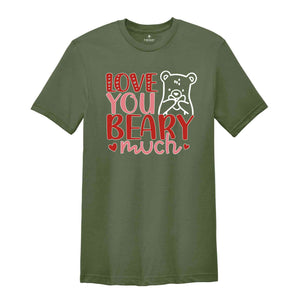 Love You Beary Much Shirt, Valentine Kids Shirt, Toddler Shirt, Gifts for Kids, Beary Shirt, Valentine's Day Shirt