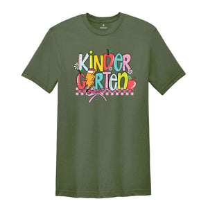 Kindergarten Shirt, Kindergarten Teacher Shirt, Hello Kindergarten Shirt, Teacher Gift, Kids Kindergarten Tee, Back to School Shirt