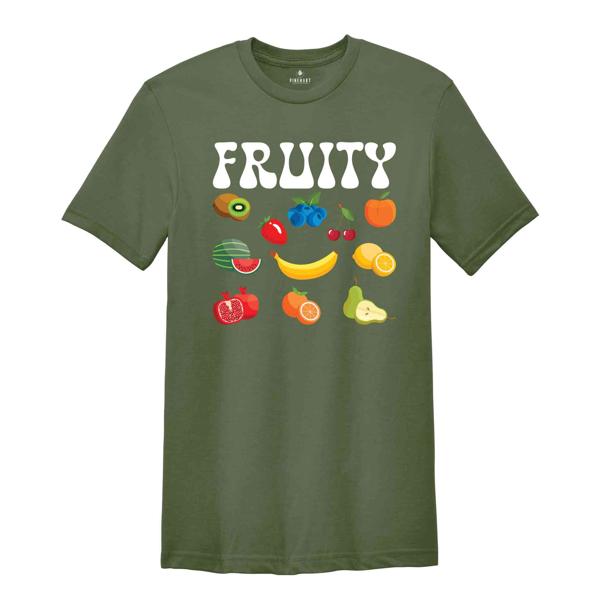 Fruity Shirt, Fruity Lesbian Shirt, Strawberry Cottagecore Shirt, Lesbian Shirt, Funny Lesbian Shirt, Lesbian Fruity Shirt, LGBT Shirt