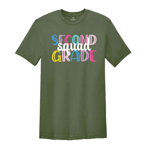 Second Grade Squad Shirt, Teacher Shirt, Grade Squad Teacher Shirt, Squad Shirt, New Teacher Shirt, Grade Shirt, Back To School Shirt